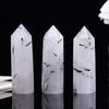 Unique Natural Black Tourmaline Crystal Obelisk Quartz Point Healing Decor Perfect For Spiritual Growth