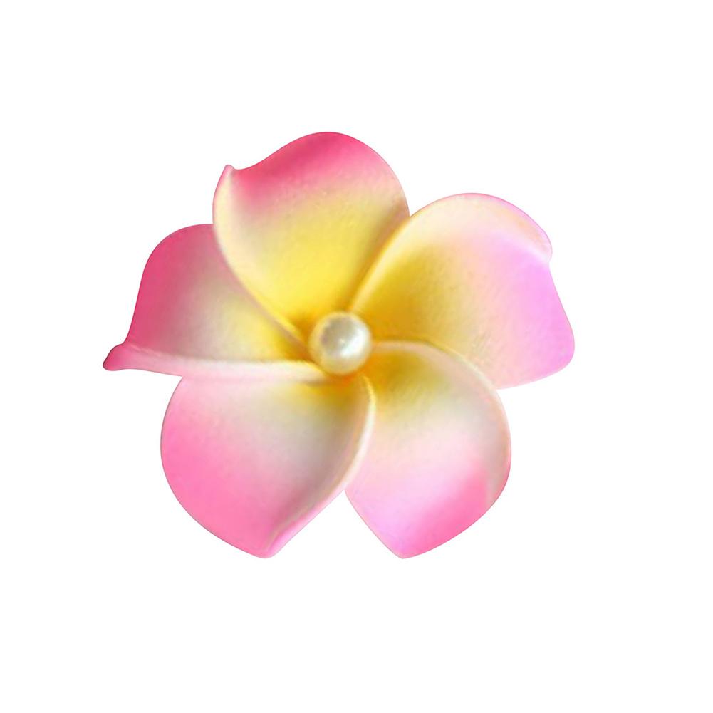 Pearl Plumeria Flower Hair Clips For Women Girls Hairpins Egg Flower Barrette Hawaiian Wedding Party Bag Hat Accessories