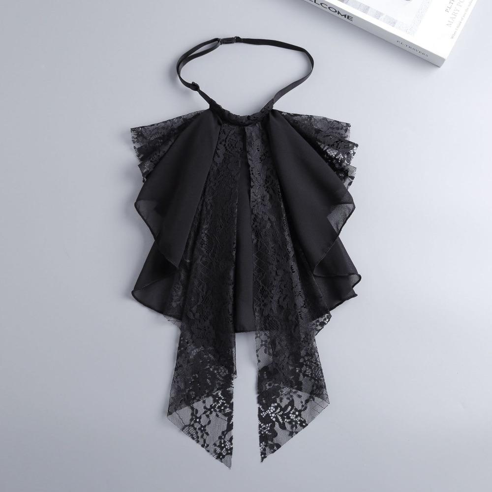 Detachable Lace Collar Vintage Elizabethan Neck Ruff Cameo Ruffled Collar  Historical Reenactment