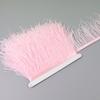 2M Ostrich Feathers On Ribbon for Needlework Sewing In Dress Decorative Feathers On Tape Fringe for Clothes