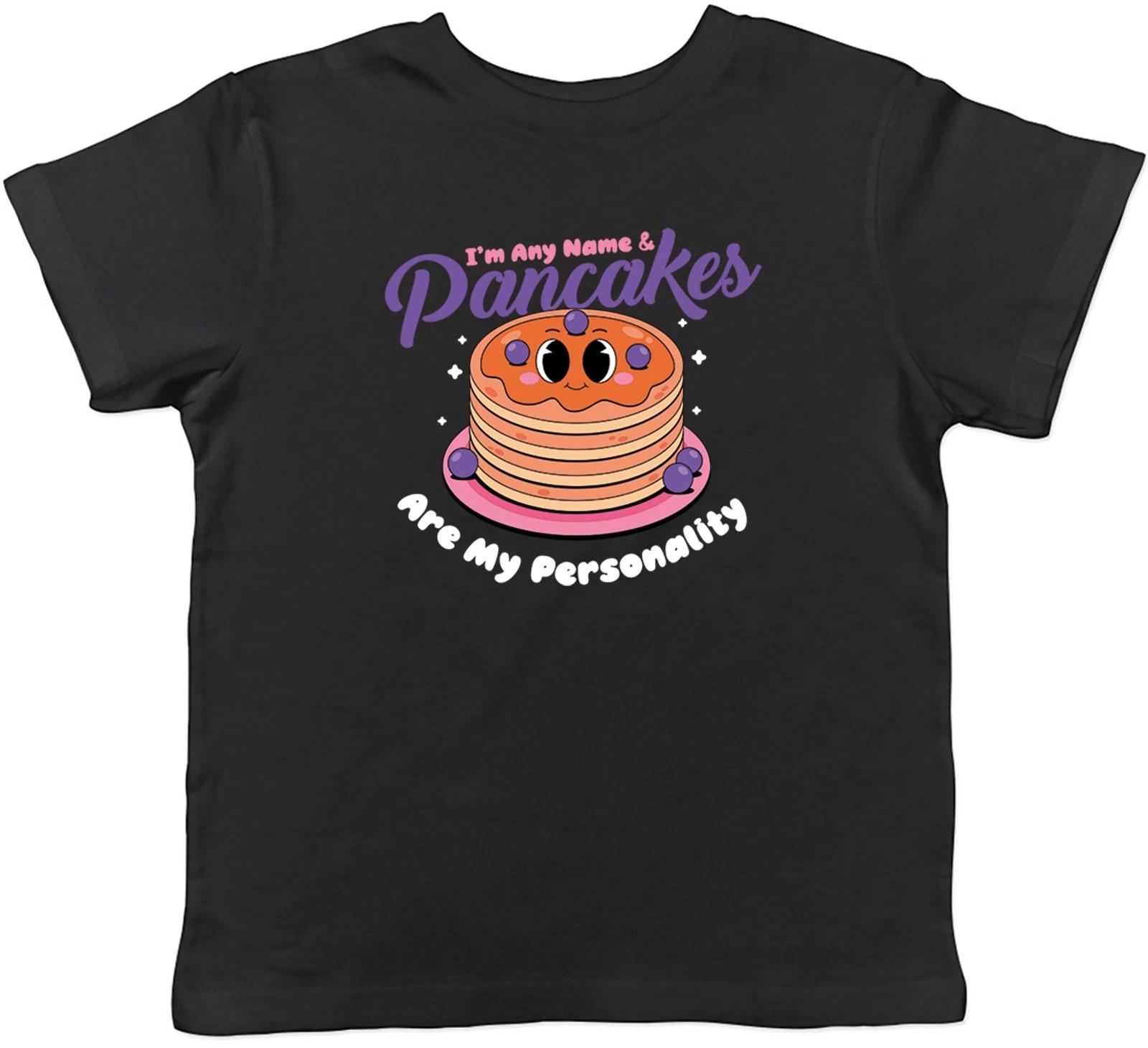 

Personalised Pancakes are my Personality Funny Kids T-Shirt Boys Girls Gift 160