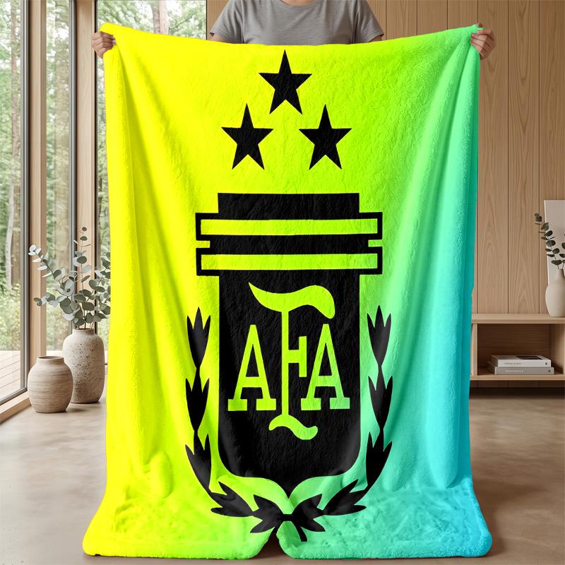 Argentina national football team Theme blanket Soft Flannel Fleece Blanket Warm Lightweight Throw Blanket for Home Sofa Bed
