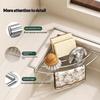 Stainless Steel Sink Corner Drain Rack Punch-free Durable Storage Stand for Sponge Dishcloth Soap Kitchen Accessories