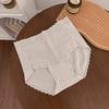 Ladies Summer Gentle Jacquard Lace Jacquard Stitching Breathable 10A Antibacterial Crotch Triangle Briefs