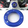 Red Color Aluminum Ignition Switch Key Hole Cover Ring Cap Compatible with Honda Monkey 125 Z125 / CT125 Trail 125 Hunter Cub All Models