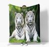 3D Tiger Decke Super Weich für Frühling Herbst Modern Line Art Wildtiere Muster Decke Überwurf für Bett Couch Sofa King Size