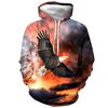 Men Pullover 3D Print Sweatshirt Couples Hooded Long Sleeve Women Plus Size Loose Hoodie