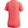 Adidas Round Neck Logo Raglan Short Sleeve T-Shirt Women T-Shirts Pink FT6450