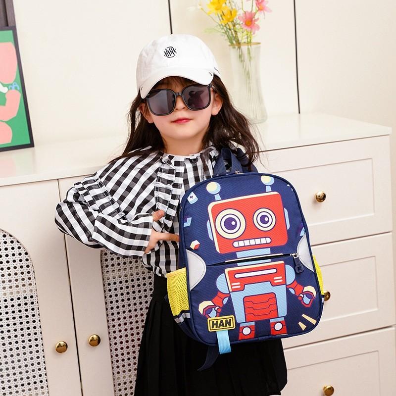 Trendy Cute Double Shoulder Backpack For Preschool Children Featuring Anime Designs