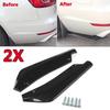 Universal Car Front Rear Bumper Strip Spoiler Diffuser Splitter Scratch Protector Carbon Fiber Winglets Side Skirt Extension