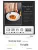 White Western-Style Deep Plate for Salad, Fish, and Steak