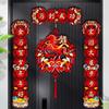 Flocking Cloth 2026 Horse Year Door Couplets Magnetic Couplets  Lunar New Year Gift