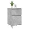 VidaXL Buffet Concrete Grey 40x35x70 Cm Engineered Wood 831156