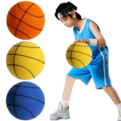 7.09 Inche Silent Basketball High-Resilience Indoor Training Ball No Noise Basketball Indoor Sports