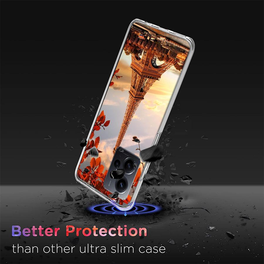 Eiffel Tower Art Phone Case For Redmi 12 13C 12C 15C 9 10 10C Note 13 Pro Plus 14 15 Pro 9T 9C 9A TPU Soft Cover Clear Cell Case
