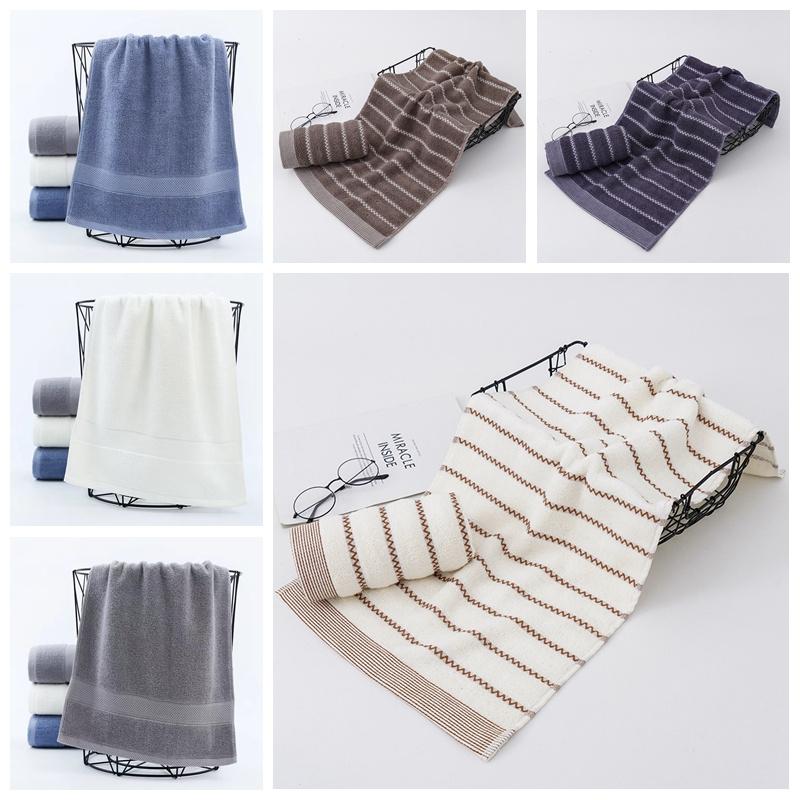 33x73cm Cotton Embroidery Face Hand Towel Soft Absorbent Comfortable Gift Household Textiles Bathroom Supplies