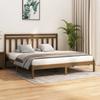 VidaXL Bed Frames Honey Brown Solid Wood 200x200 Cm 3105273