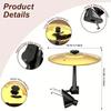 Hand-cranked Metal Bell Finger Sand Ball Finger Rattle Car Vent Cymbal Car Air Conditioning Vent Cymbal Drum