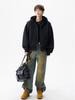 Zuo Shan Men's Heavyweight Washed Velvet Thickened Winter Workwear Jacket