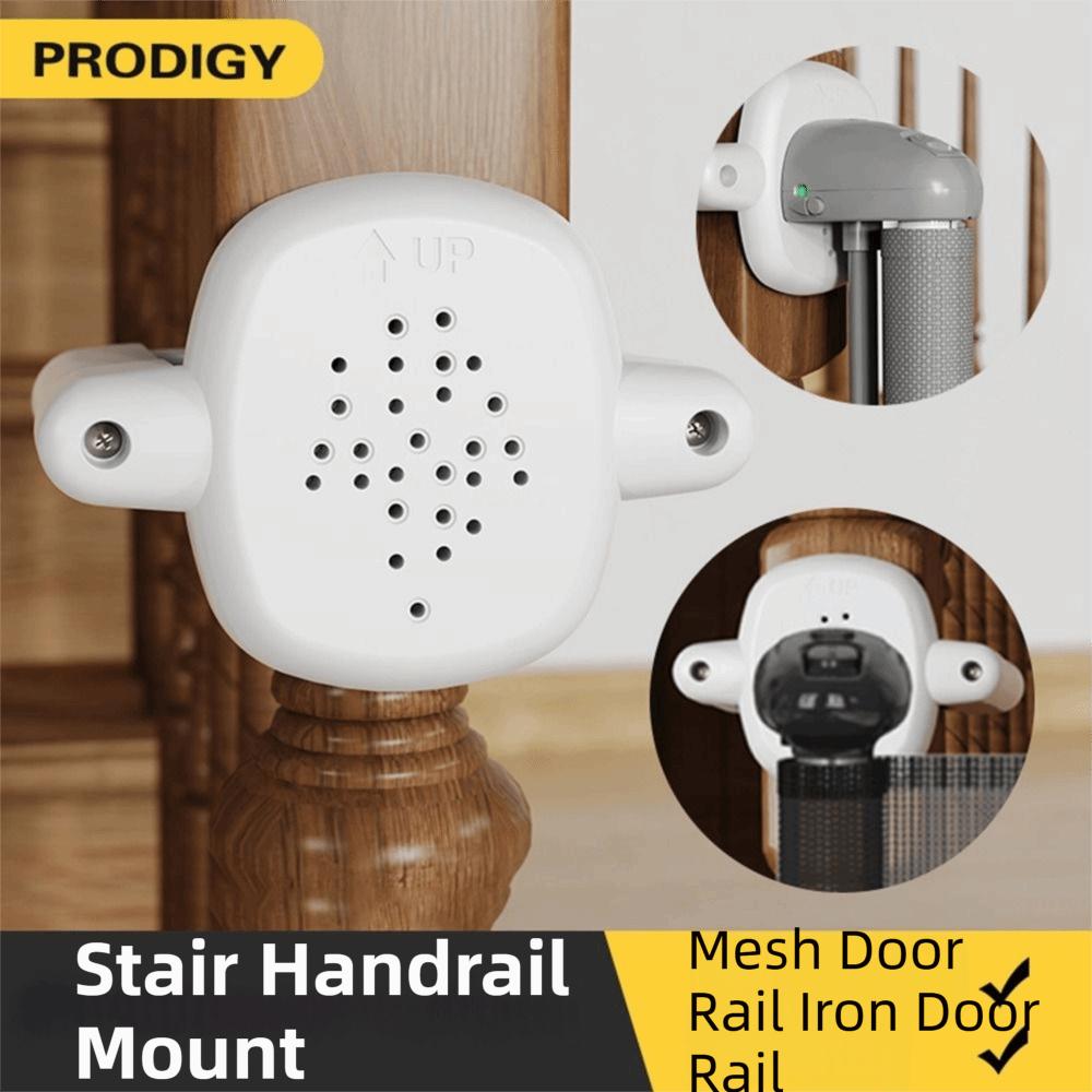 2Pcs Pressure Mounted Baby Gate Banister Adapter Hardware Mounted Retractable Stairway Pet Gate Adapter No-Drill Mounting