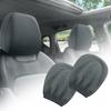 2PCS Car Headrest Cover,Stretchy Fabric Car Seat Headrest Cover for Protect & Avoid Scratches,Removable Head Rest Covers for Car Seat Suitable for