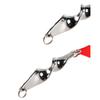 CREEKMOON 50Pcs 360 Degree Rotation Metal Spinner Spoon Fishing Lures Long Shot Trout Hard Bait Sequins Artificial Baits for Fish 10g 14g 21g 28g