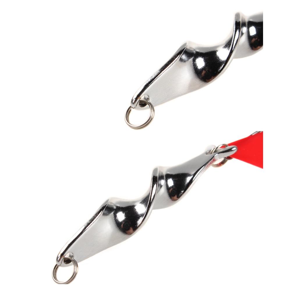 CREEKMOON 50Pcs 360 Degree Rotation Metal Spinner Spoon Fishing Lures Long Shot Trout Hard Bait Sequins Artificial Baits for Fish 10g 14g 21g 28g