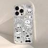 Sticker Wind Bear for iPhone17promax Apple 16 Laser Mobile Phone Case 14 Cartoon 13 Large Hole 15