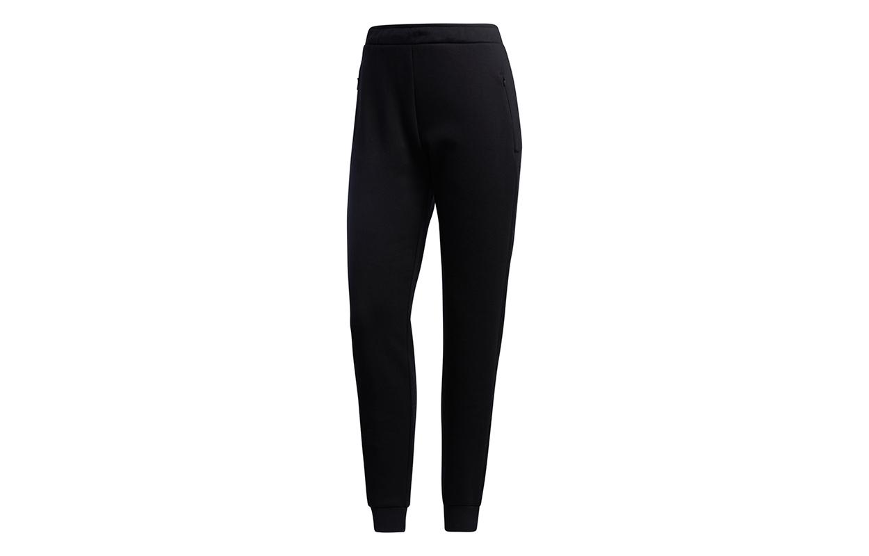 Adidas Neo Casual Pants Women s Black Moderate Cuffed Pants GJ8061 S
