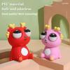 Unique Decompression Toy Keychain Little Dragon Big Eyes Fidget Toy New Squeeze Dragon Doll