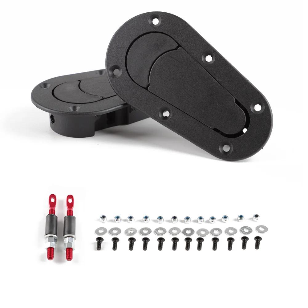 Car Hood Lock Kit Universal Racing Car Hood Pin Engine Bonnet Latch Lock Kit Refitting With Keys Hood Lock Mount Car Accessorie