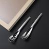 Stainless Steel Soup Spoon Silver Slotted Spoon Household Dessert Spoon  Restaurant