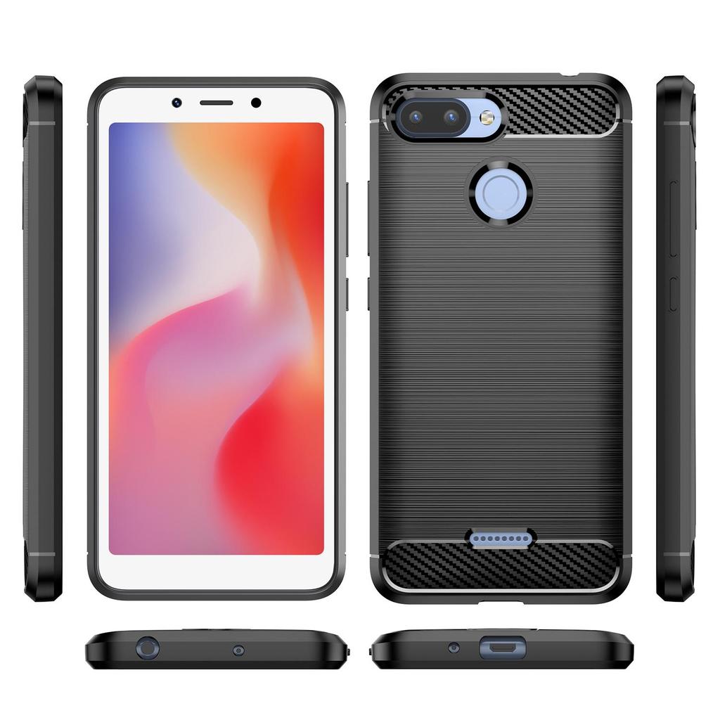 Für xaomi redmi 6 6a 7 7a Fall Carbon fiber Abdeckung Für xiaomi redmi 6 7 pro Stoßfest Telefon Fällen Langlebig flex Bumper Haus
