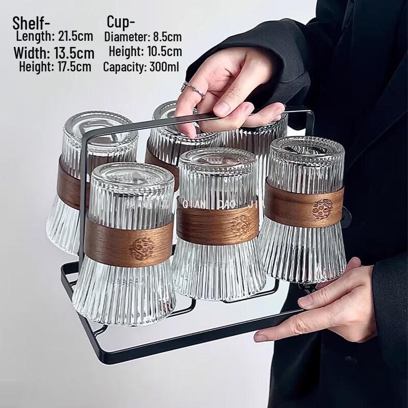 New Chinese Style Heat-Resistant Anti-Scald Glass Cup