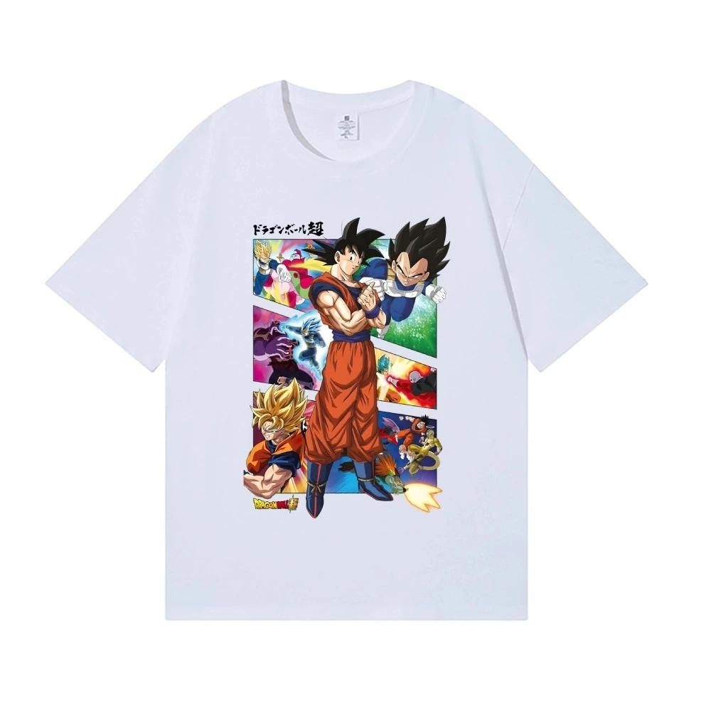 2026 New DRAGON BALL Son Goku Japanese Style Classic Tee High-quality Streetwear T-Shirts Suitable for Both Summer Men and Women