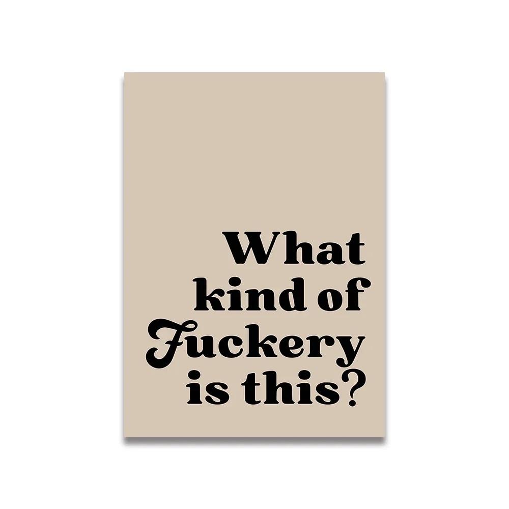 Vintage Pink Cartoon Print Canvas Posters Wall Art Poster Home Decor Canvas Print Painting  Living Room Bedroom Decor Unframed