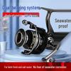 All-Metal Saltwater-Resistant Spinning Reel with 20-Axis Stainless Steel Bearings for Long Cast Sea and Rock Fishing.