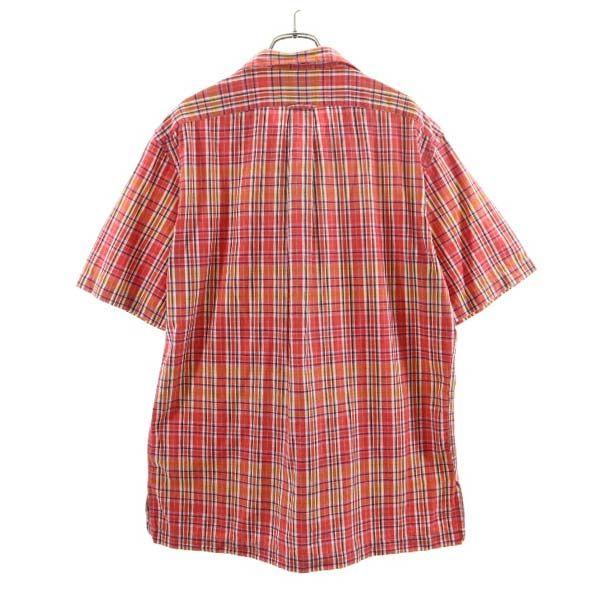 Polo by Ralph Lauren 90s vintage check Short sleeve Open collar shirt Men's Used