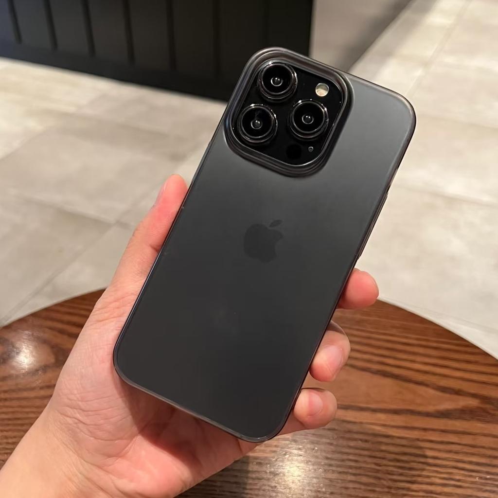 Luxury Clear Crystal Black Hard PC Phone Case For iPhone 16 15 14 Plus 13 12 11 Pro Max Transparent Shockpoof Back Cover