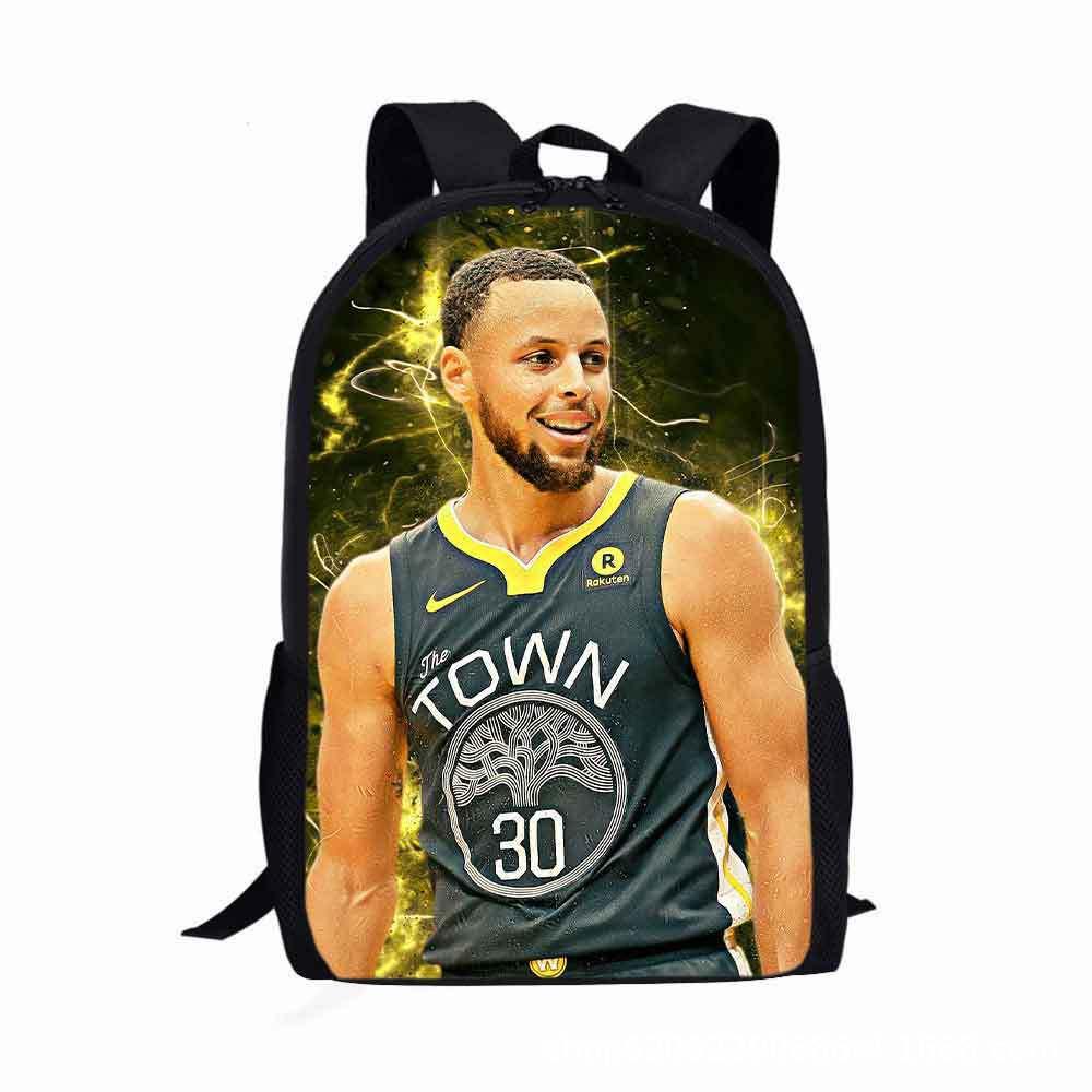 

Stylish Kobe Curry James Basketball Star Backpack For Kids And Teens Curry,17in Single Layer