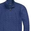 Polo Ralph Lauren FW24 Solid Color Small Pony Embroidered Long Sleeve Knit Sweater Men Sweater Dark-Blue 710876766-010