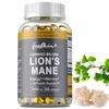 Coolkin Cápsulas de Cogumelo Juba de Leão e Extrato de Ginkgo Biloba - Saúde Cerebral - Energia