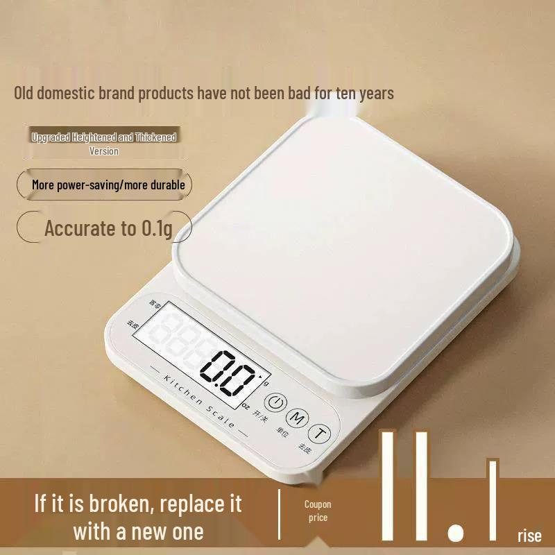 Compact Accurate Kitchen Food Weighing Scale for Baking 