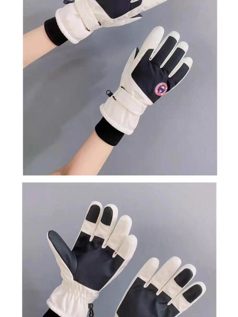 Pánské zimní dotykové lyžařské cyklistické rukavice - Větruodolné, voděodolné a zesílené do chladného počasí