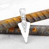 Retro Viking Spear Arrowhead Kunai Primal Necklaces for Men Rock Punk Stainless Steel Tribal Pendants Jewelry New In Necklace