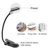Rechargeable Book Mini 7 Led Level 3 Warm Cold White Flexible Clip-on Night On Reading