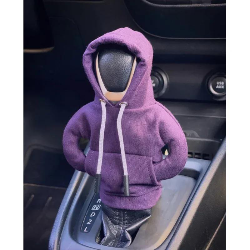 Gear Shift Mini Hoodie Cover Shift Cover Gear Handle Decoration Fits Manual Automatic Universal Car Shift Lever Interior Decor