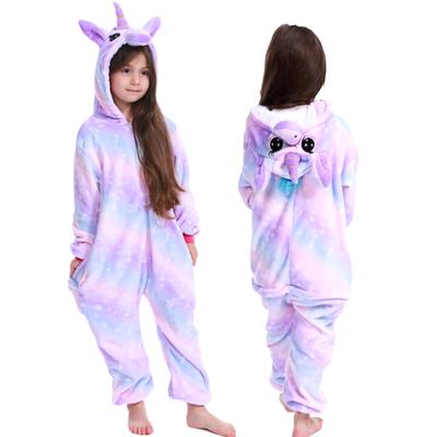Children's Onesie Pajamas Kigurumi Costume Unicorn 115-125 Cm [M-Onesie106]