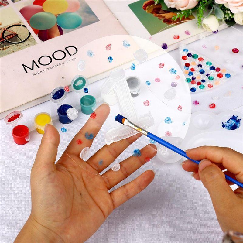 M-Modern-30 Pieces Clear Acrylic Circles, Round Acrylic Blanks Discs Round,For Halloween Christmas Ornament DIY Craft (6 Inch)