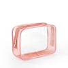 Pvc Multicolor Transparent Travel Organizer With Waterproof Design For Cosmetic And Toiletry Storage